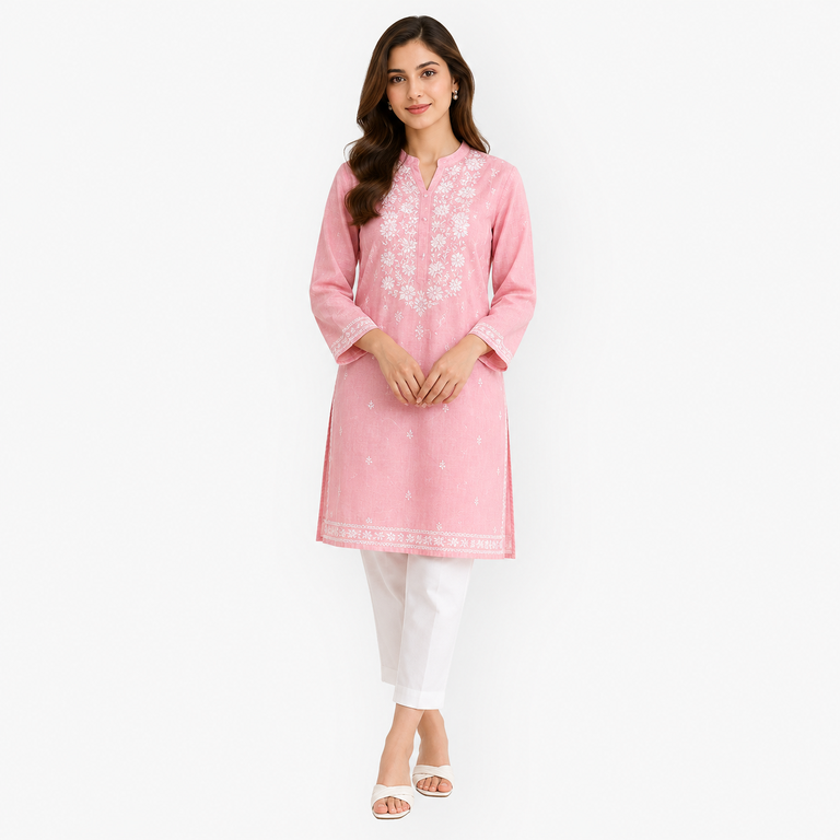 Women Embroidered Kurti